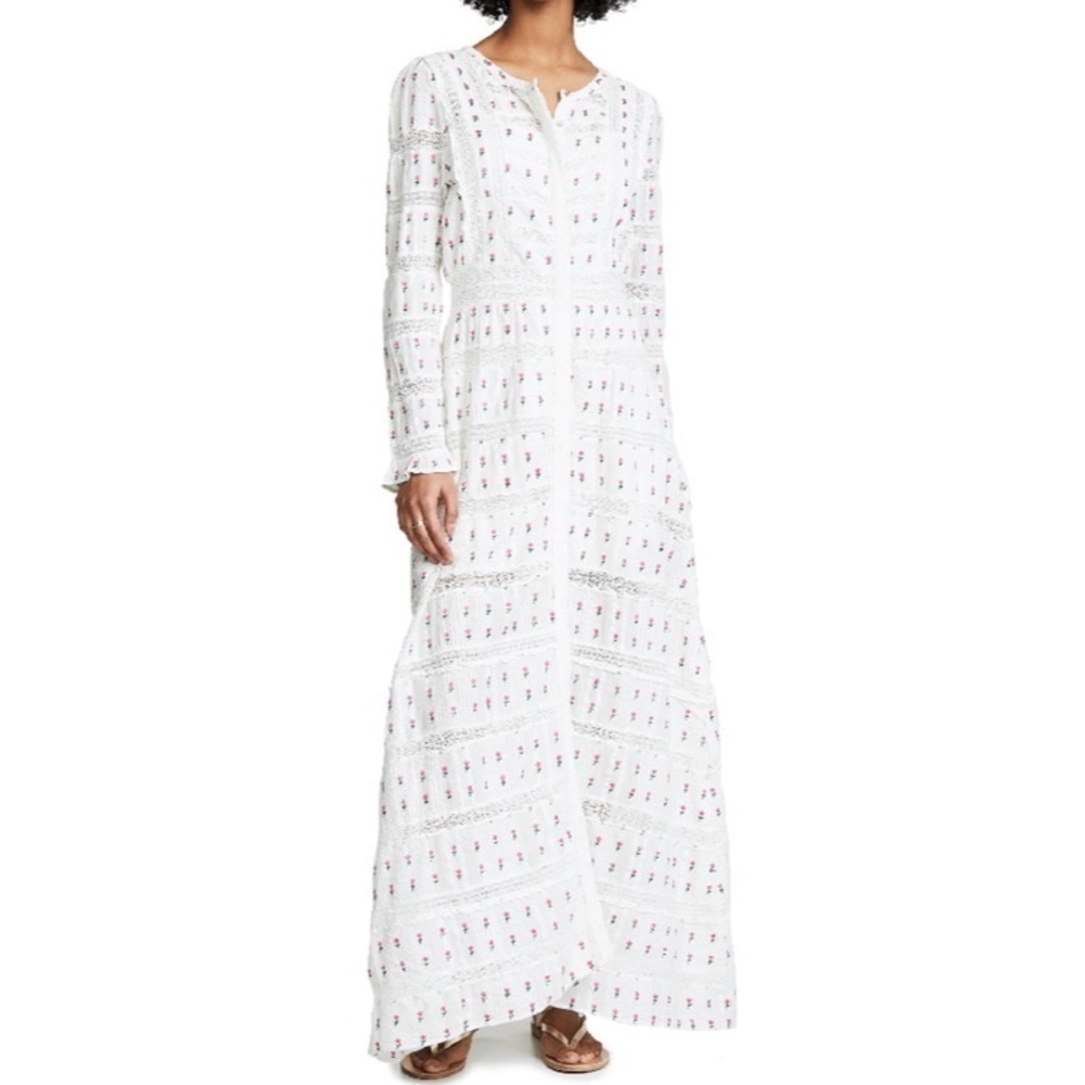 LOVESHACKFANCY Fabiana Maxi Dress in Garden Multi